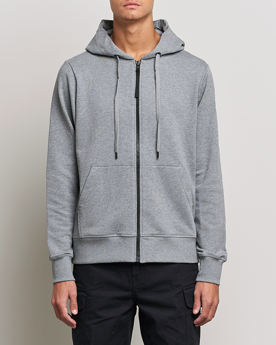 Herre | Trøjer | Canada Goose Black Label | FZ Loopback Hoody Stone Heather