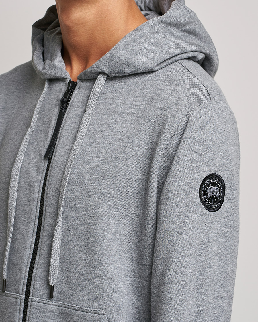 Herre | Trøjer | Canada Goose Black Label | FZ Loopback Hoody Stone Heather