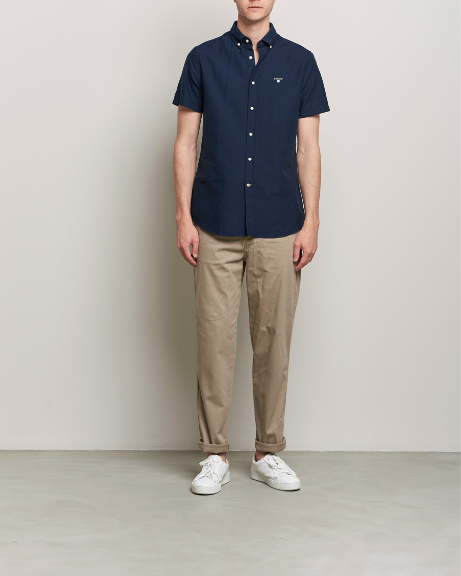 Herre | Kortærmede skjorter | Barbour Lifestyle | Oxford 3 Short Sleeve Shirt Navy