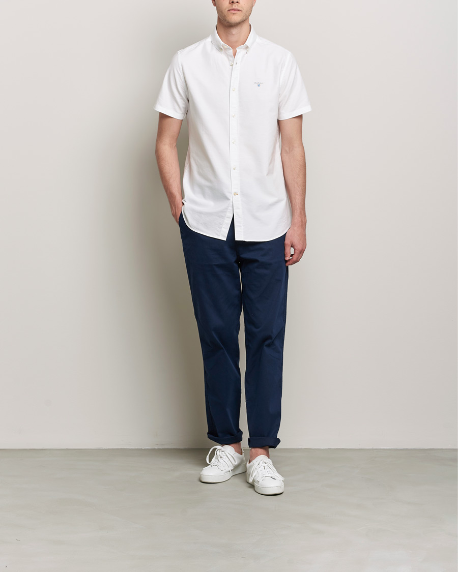 Herre | Kortærmede skjorter | Barbour Lifestyle | Oxford 3 Short Sleeve Shirt White