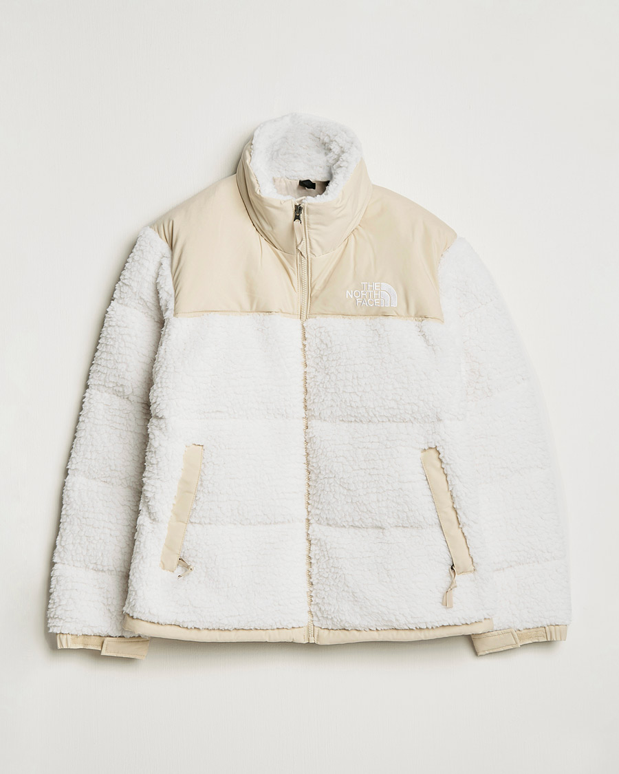 Herre | Jakker | The North Face | Nuptse Sherpa Jacket Gardenia White