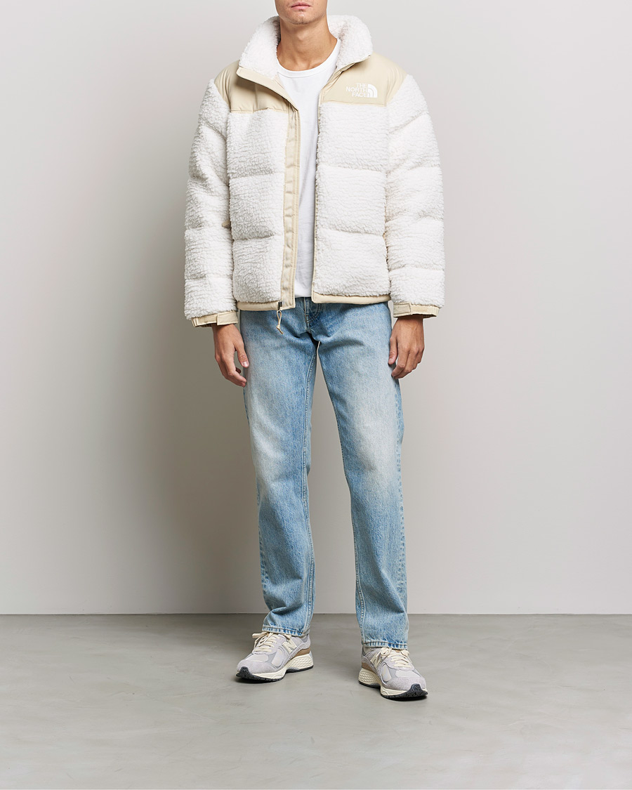 Herre | Jakker | The North Face | Nuptse Sherpa Jacket Gardenia White