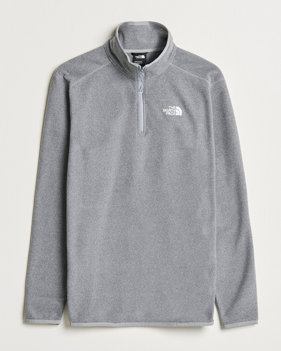 Herre | Trøjer | The North Face | 100 Glacier 1/4 Zip Grey Heather