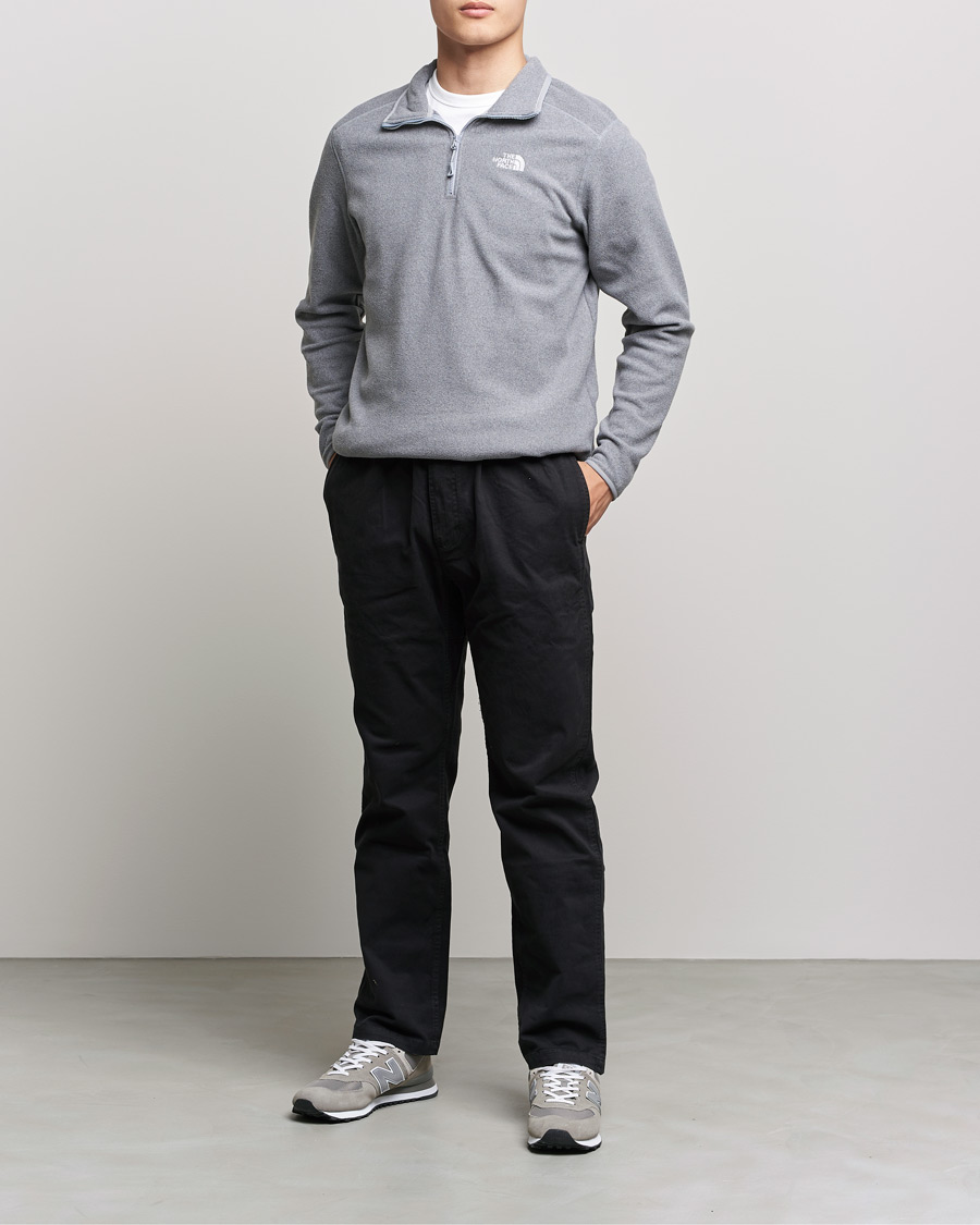 Herre | Trøjer | The North Face | 100 Glacier 1/4 Zip Grey Heather