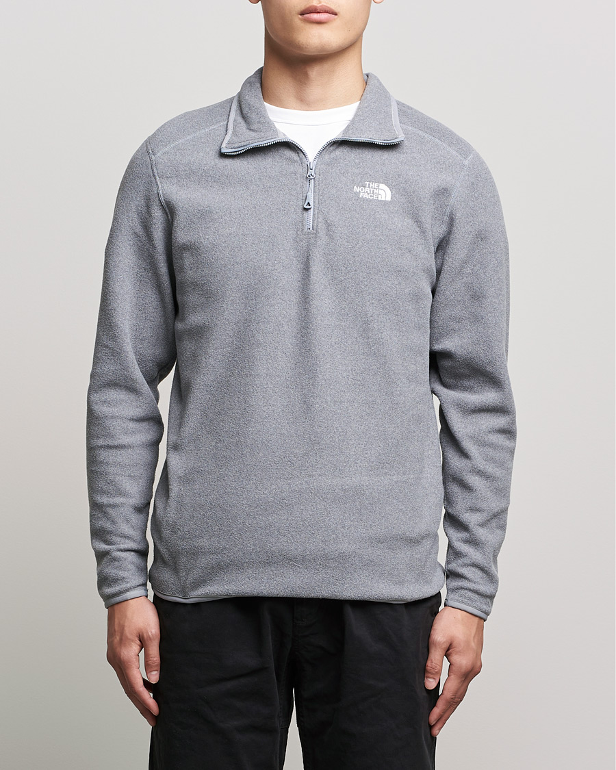 Herre | Trøjer | The North Face | 100 Glacier 1/4 Zip Grey Heather