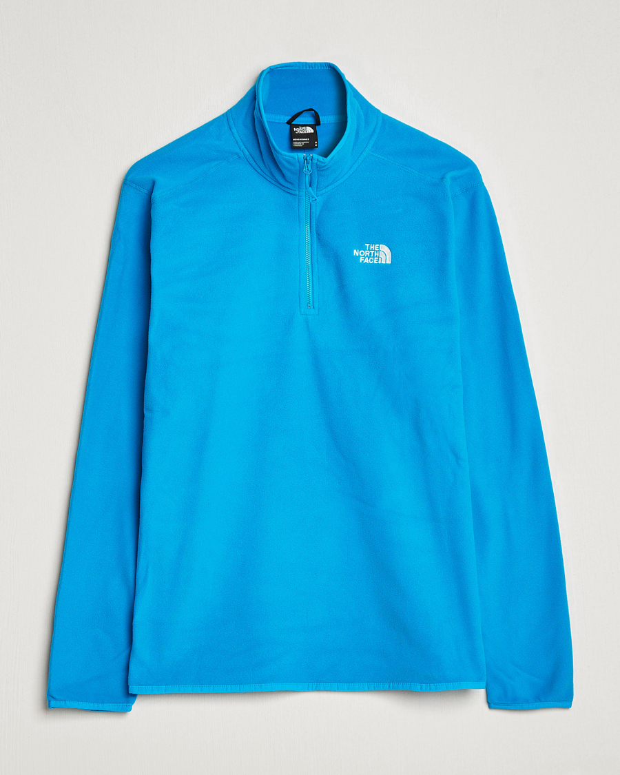 Herre | Trøjer | The North Face | 100 Glacier 1/4 Zip Acoustic Blue