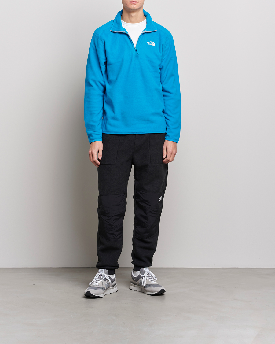 Herre | Trøjer | The North Face | 100 Glacier 1/4 Zip Acoustic Blue