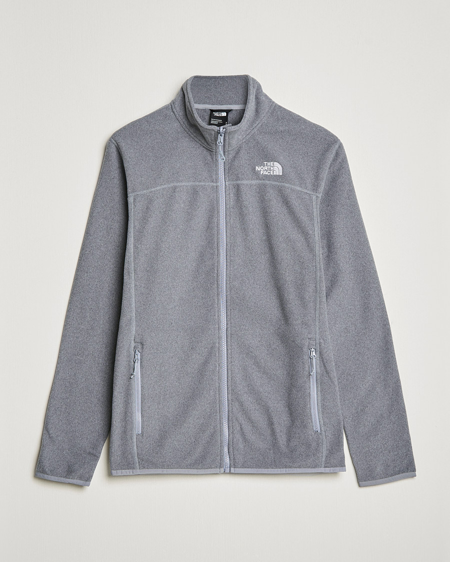 Herre | Trøjer | The North Face | 100 Glacier Full Zip Grey Heather