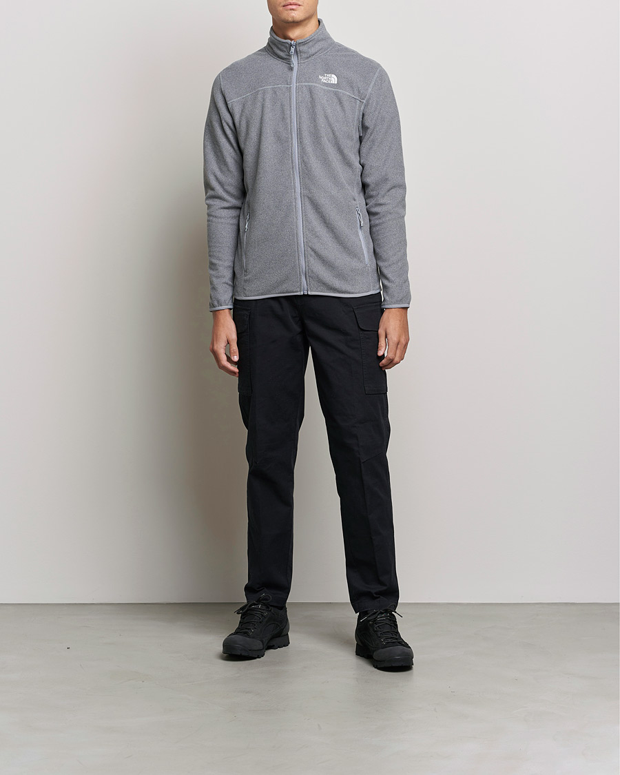 Herre | Trøjer | The North Face | 100 Glacier Full Zip Grey Heather