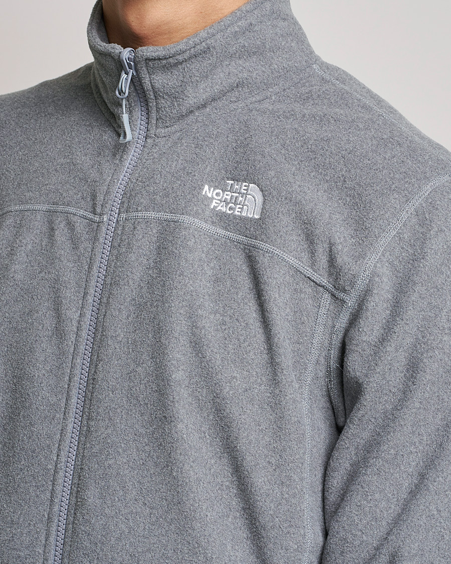 Herre | Trøjer | The North Face | 100 Glacier Full Zip Grey Heather