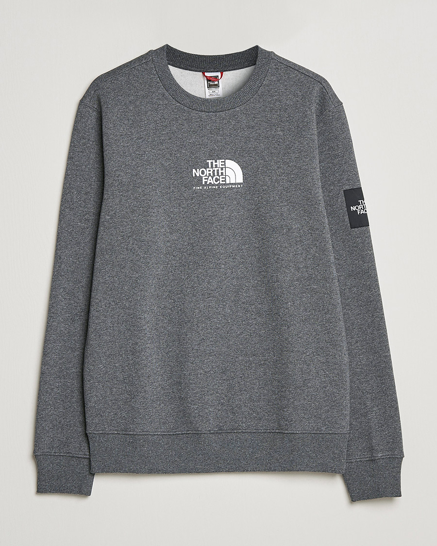 Herre | Trøjer | The North Face | Fine Crew Neck Sweatshirt Grey Heather