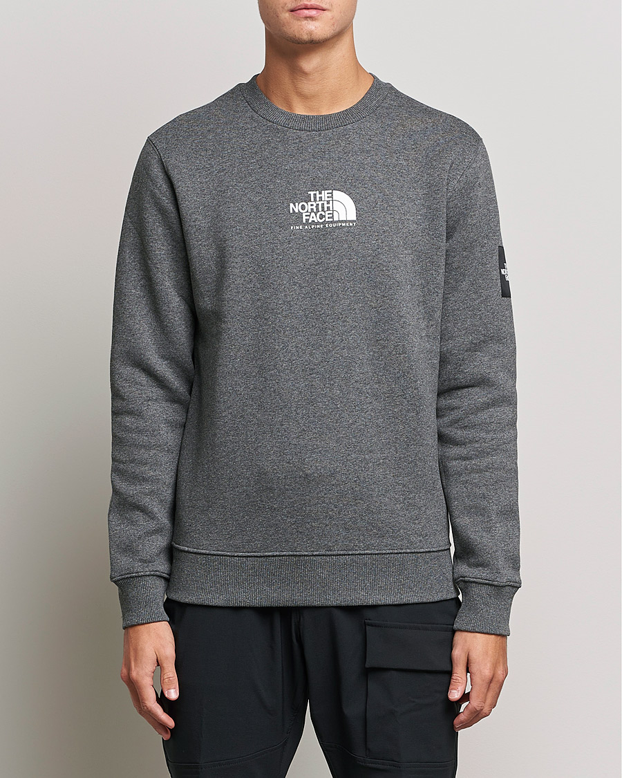 Herre | Trøjer | The North Face | Fine Crew Neck Sweatshirt Grey Heather