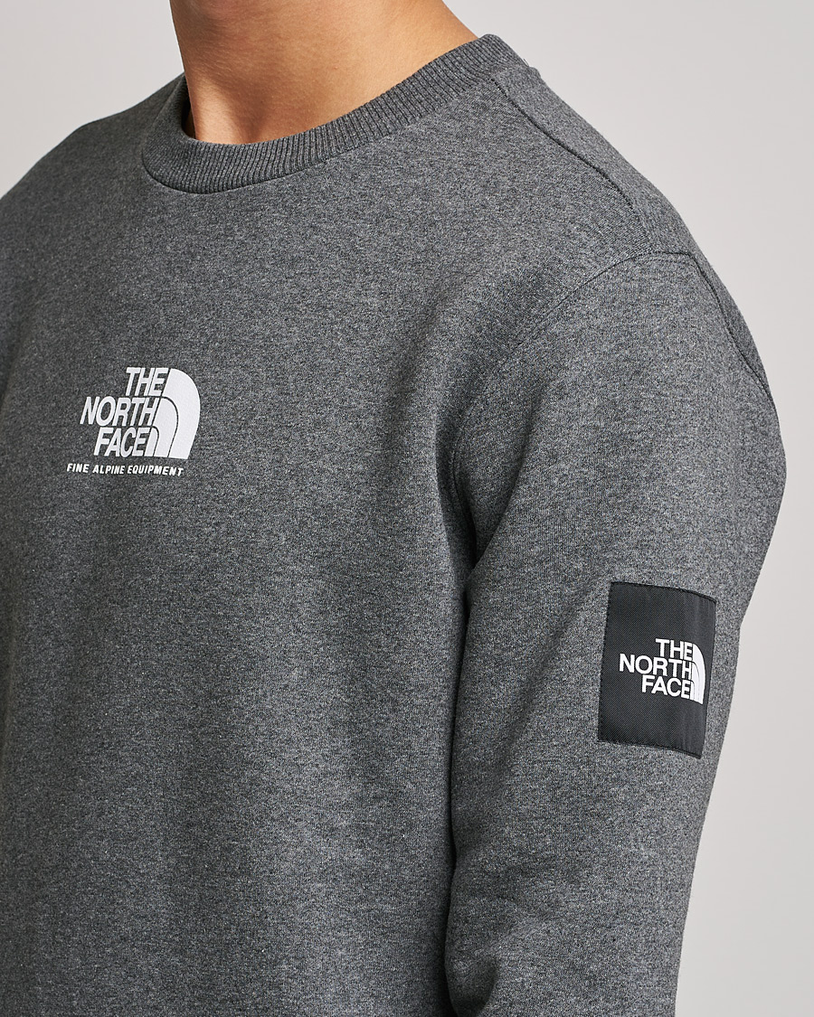 Herre | Trøjer | The North Face | Fine Crew Neck Sweatshirt Grey Heather