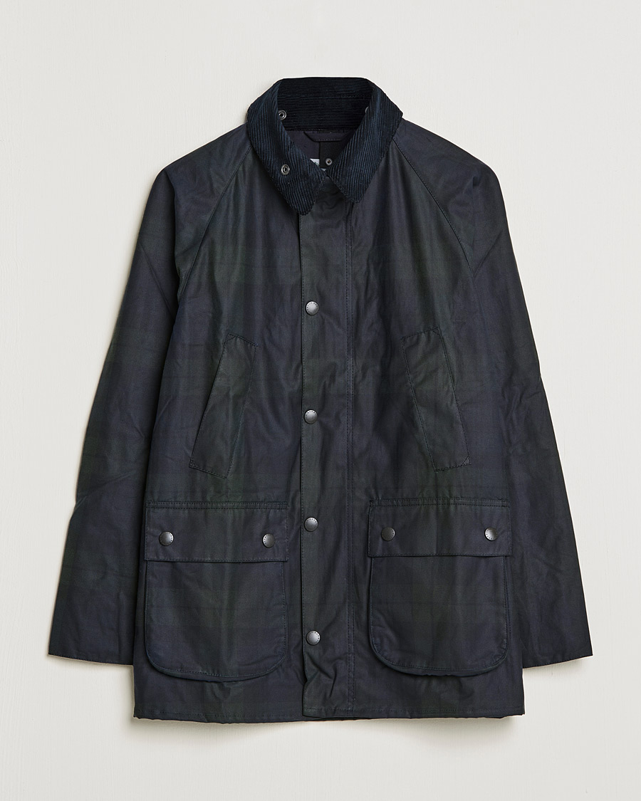 Herre | Jakker | Barbour White Label | Bedale Slim Blackwatch Jacket Navy