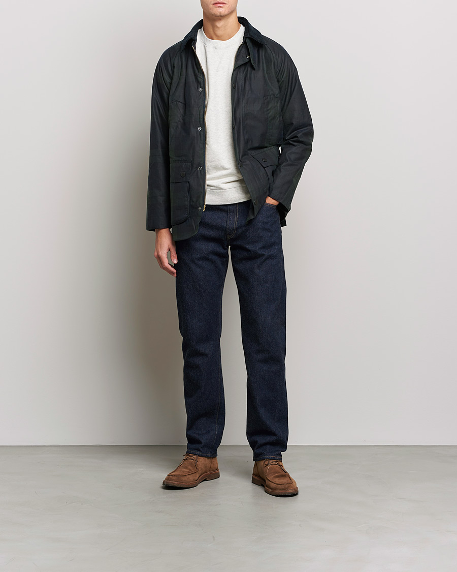 Herre | Jakker | Barbour White Label | Bedale Slim Blackwatch Jacket Navy
