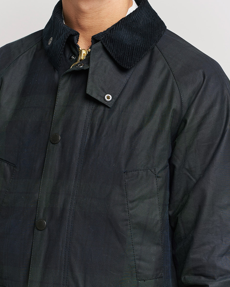Herre | Jakker | Barbour White Label | Bedale Slim Blackwatch Jacket Navy