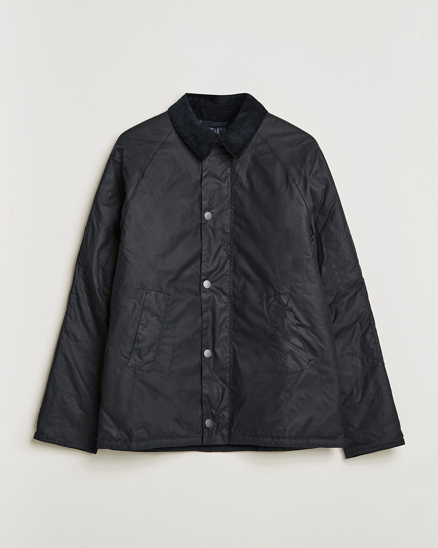 Herre | Jakker | Barbour White Label | Nara Slim Wax Jacket Navy