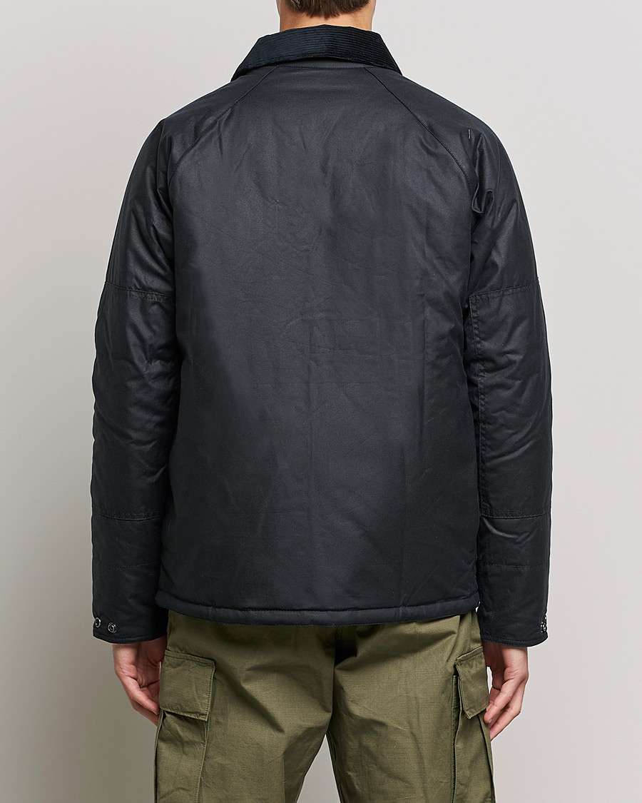 Herre | Jakker | Barbour White Label | Nara Slim Wax Jacket Navy