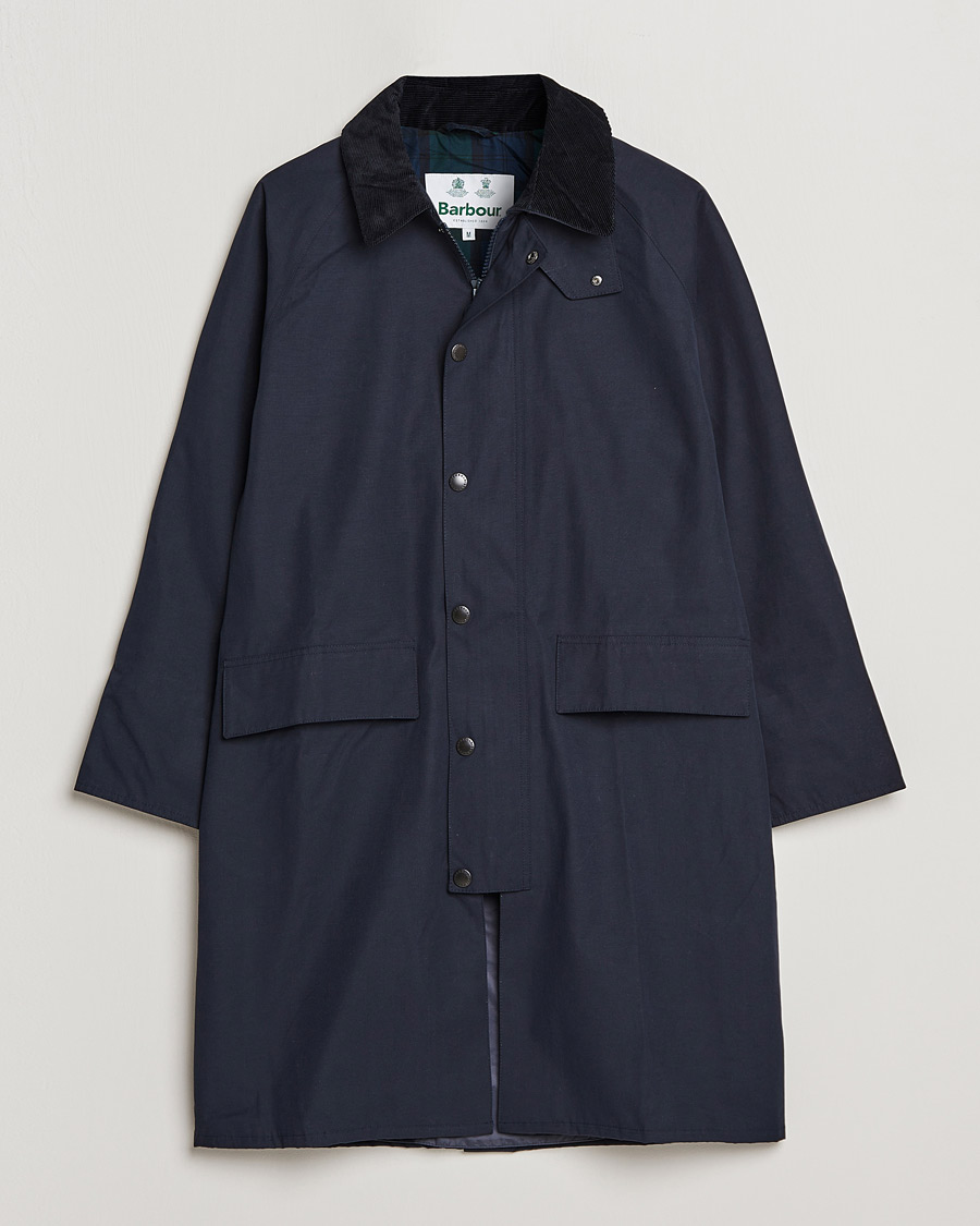 Herre | Jakker | Barbour White Label | Waterproof Slim Burghley Jacket Navy
