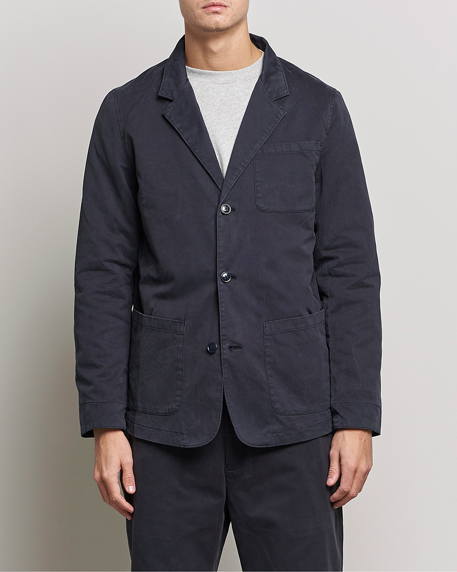 Herre | An overshirt occasion | Barbour White Label | Baker Cotton Overshirt City Navy