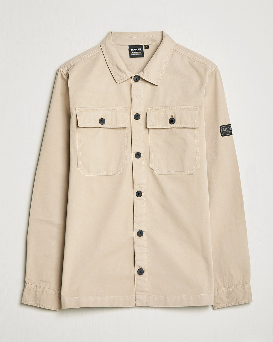Herre | Skjorter | Barbour International | Adey Pocket Overshirt Oyster