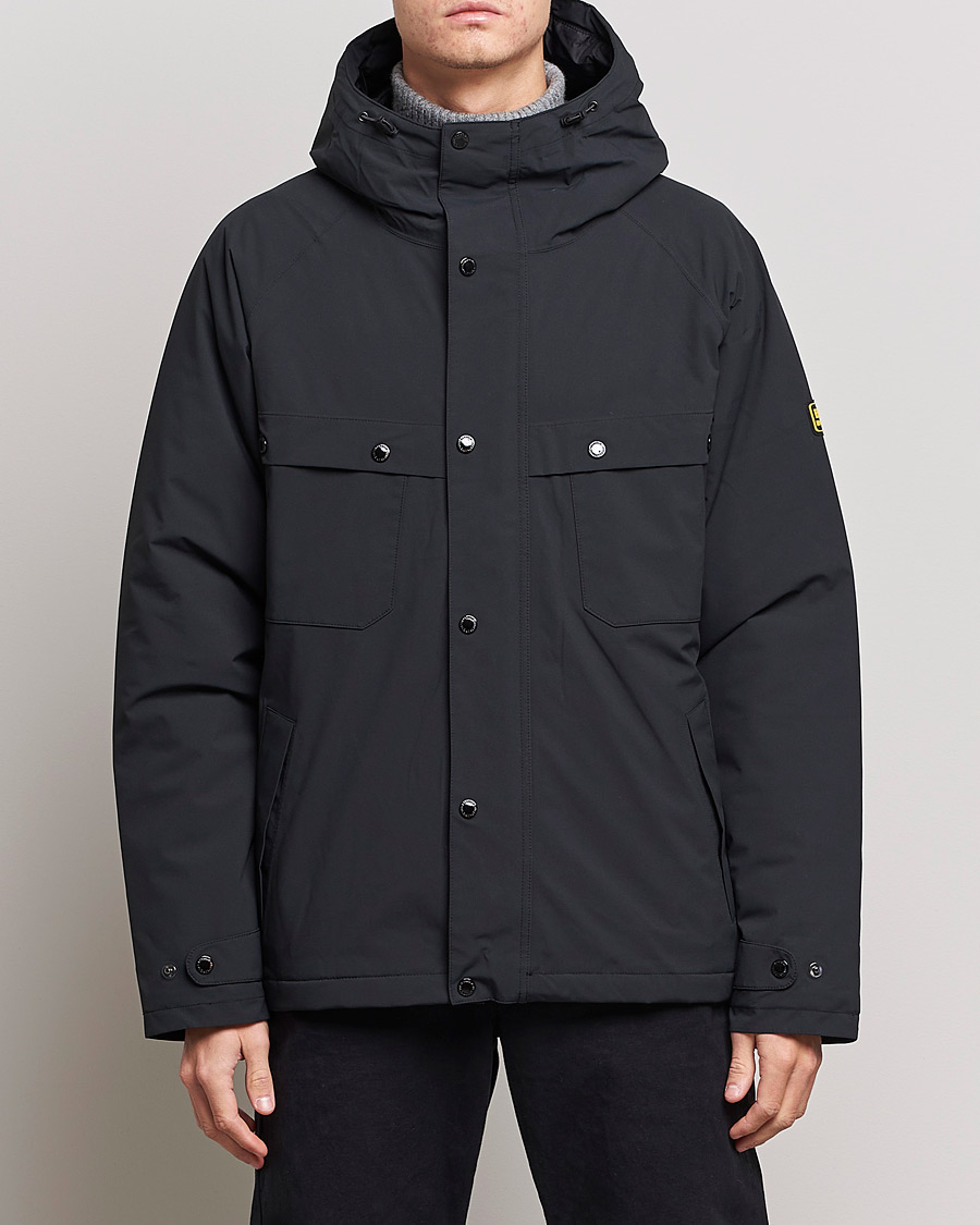 Herre | Tynde jakker | Barbour International | Gauge Waterproof Hooded Jacket Black