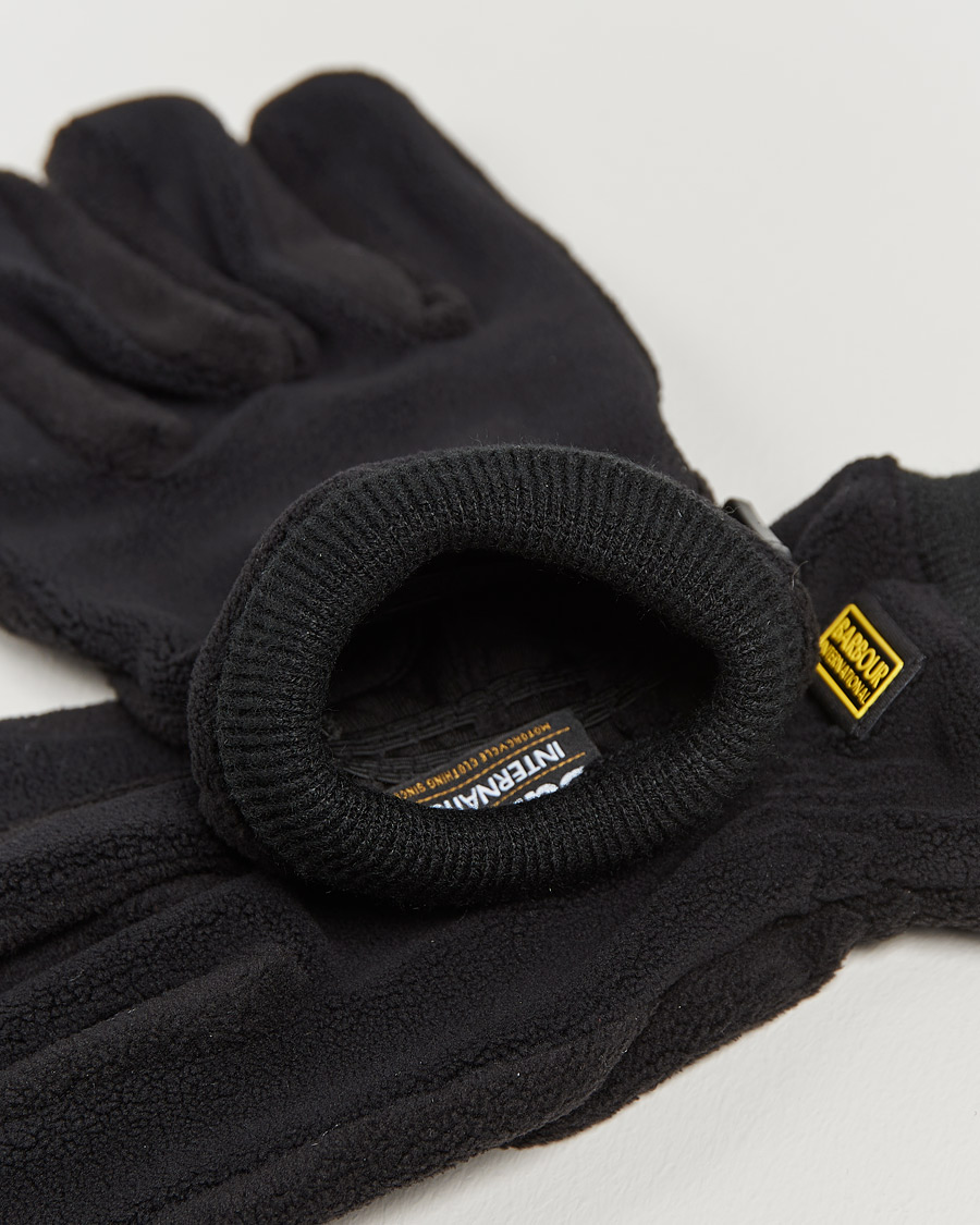 Herre | Handsker | Barbour International | Axle Fleece Gloves Black
