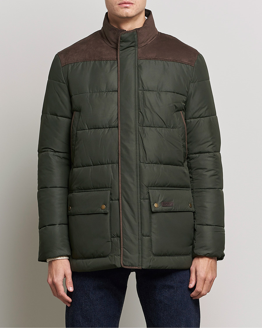Herre | Dunjakker | Barbour Lifestyle | Winston Padded Jacket Dark Green