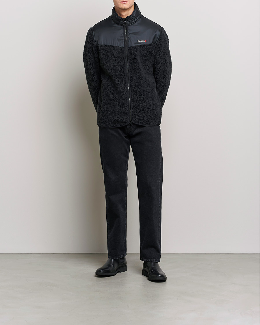 Herre | Trøjer | Barbour Lifestyle | Axis Fleece Full Zip Black