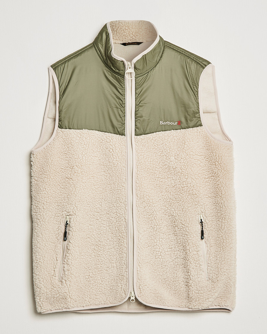 Herre | Trøjer | Barbour Lifestyle | Hopsen Fleece Gilet Ecru