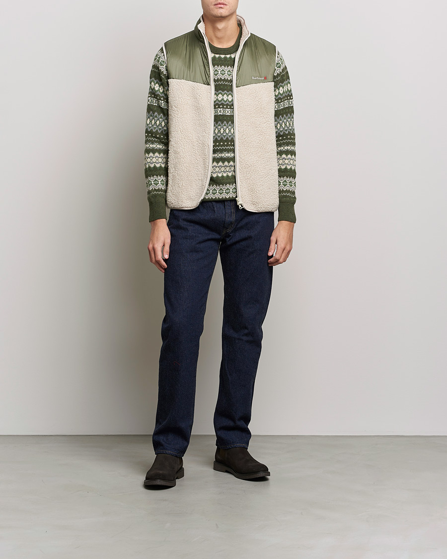 Herre | Trøjer | Barbour Lifestyle | Hopsen Fleece Gilet Ecru