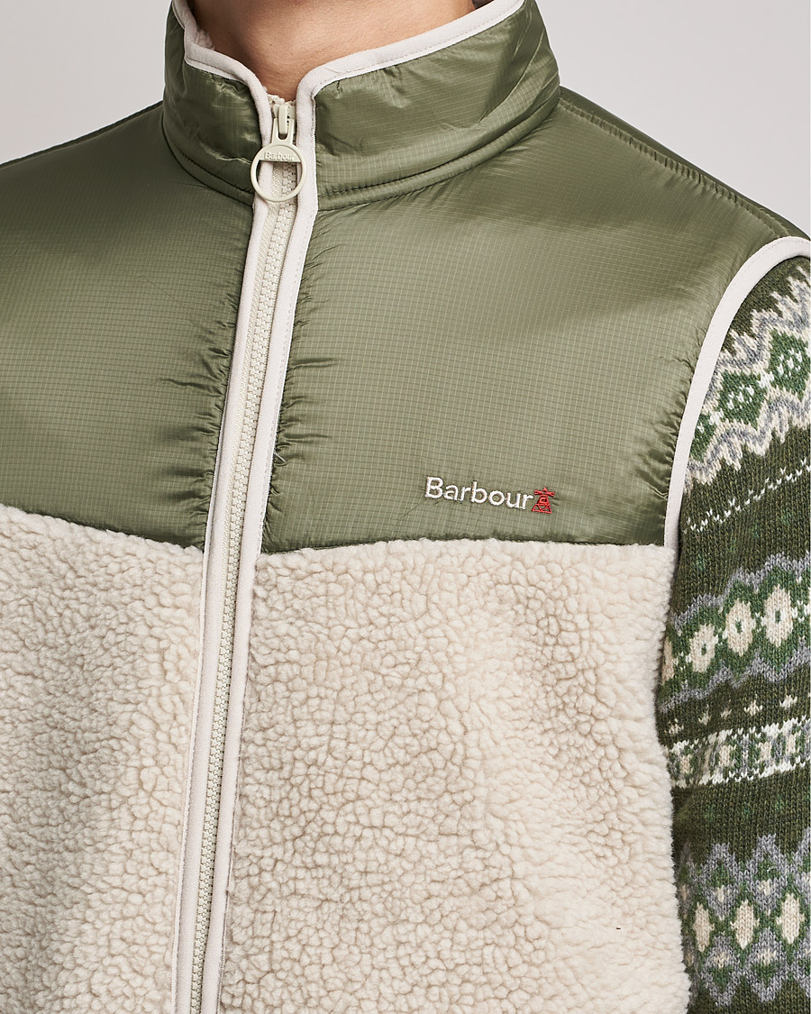 Herre | Trøjer | Barbour Lifestyle | Hopsen Fleece Gilet Ecru
