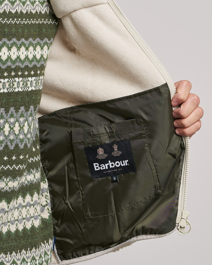 Herre | Trøjer | Barbour Lifestyle | Hopsen Fleece Gilet Ecru