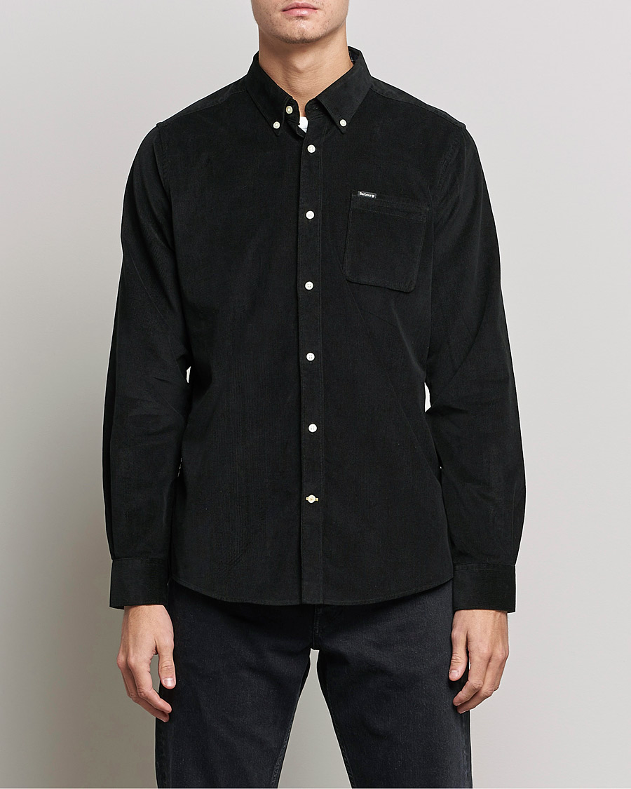 Herre | Fløjlsskjorter | Barbour Lifestyle | Ramsey Corduroy Shirt Black