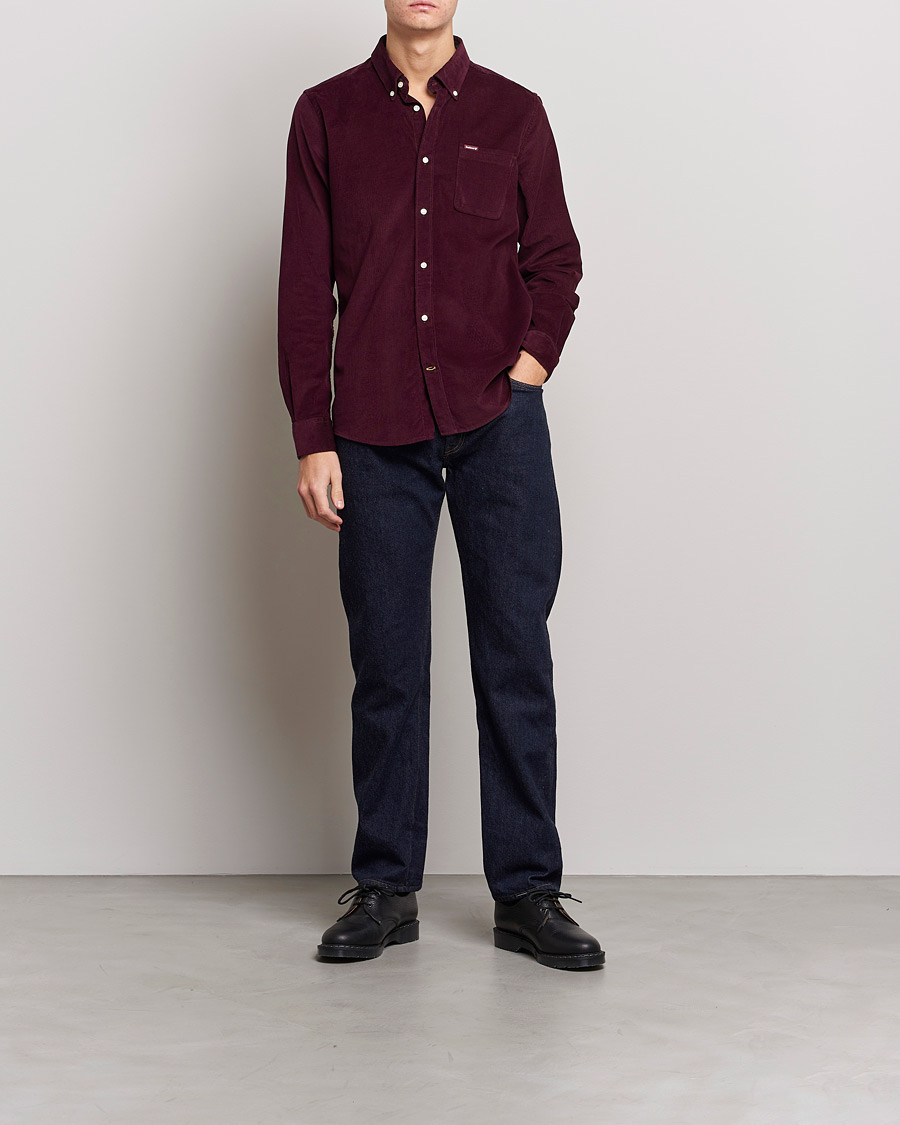 Herre |  | Barbour Lifestyle | Ramsey Corduroy Shirt Winter Red