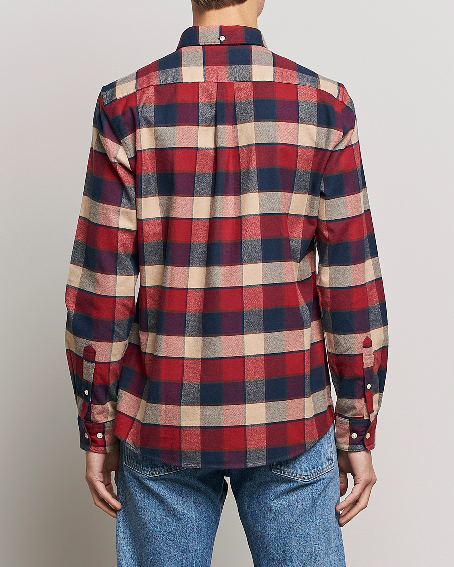 Herre | Skjorter | Barbour Lifestyle | Country Check Flannel Shirt Rich Red