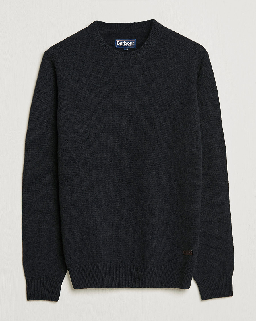 Herre | Trøjer | Barbour Lifestyle | Patch Crew Black