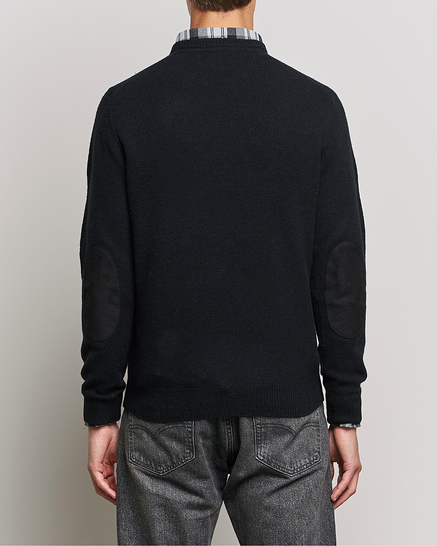Herre | Trøjer | Barbour Lifestyle | Patch Crew Black
