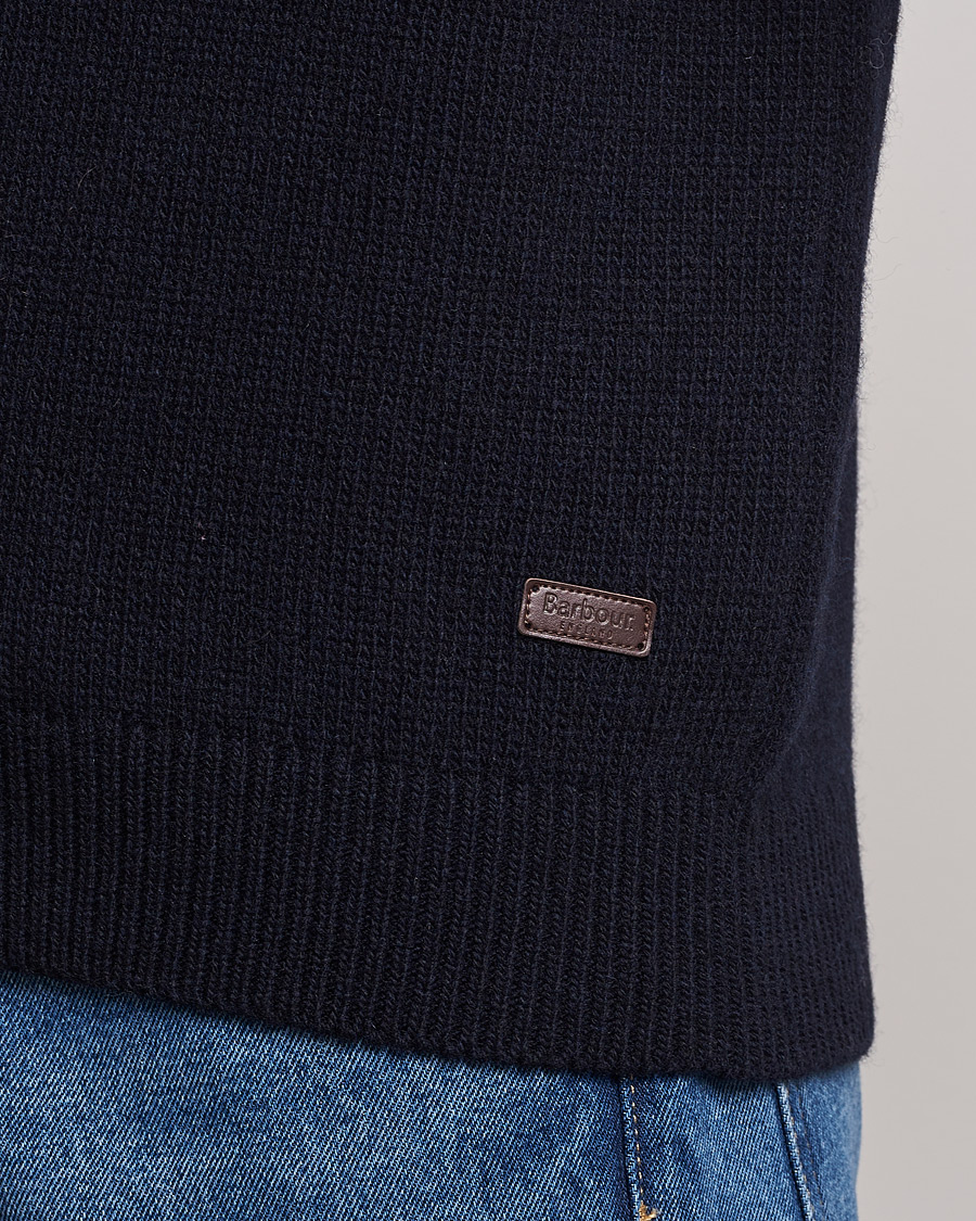 Herre | Trøjer | Barbour Lifestyle | Gurnard Dock Shawl Knitted Sweater Navy