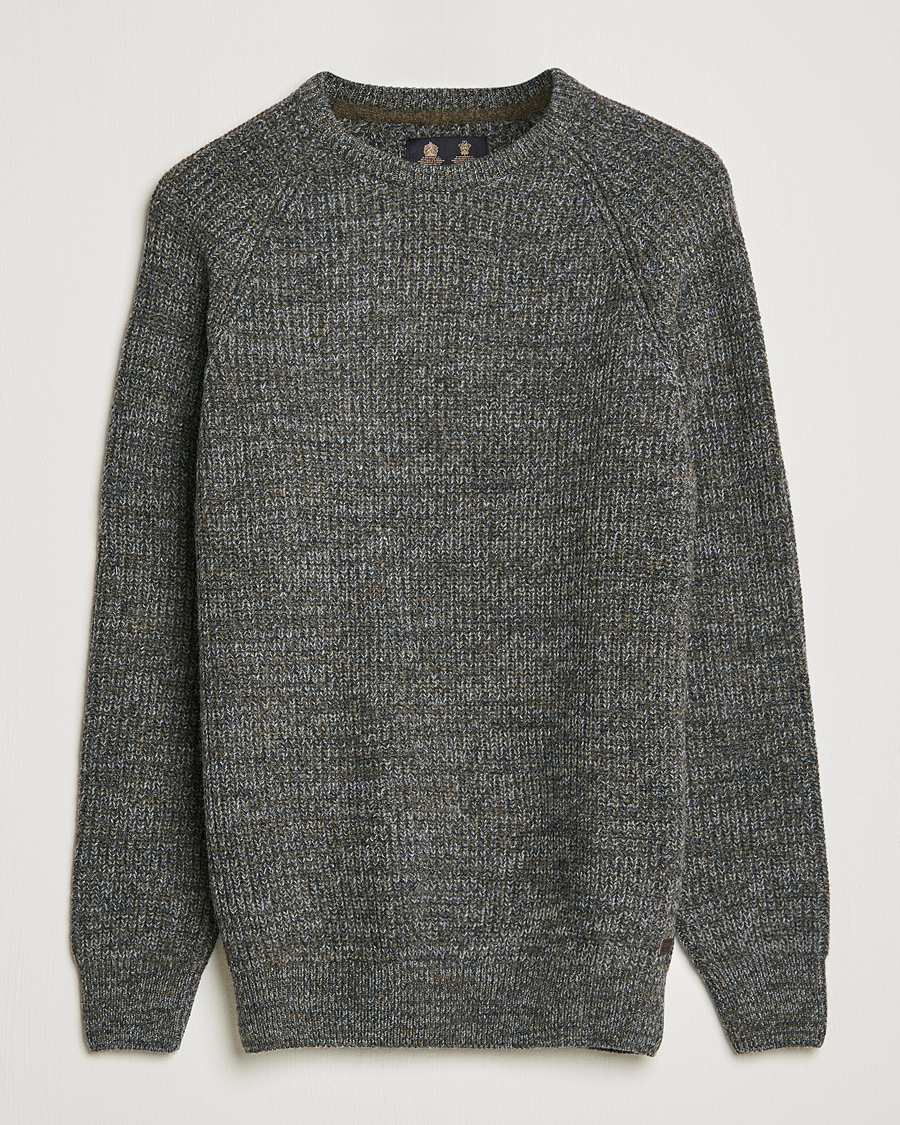 Herre | Trøjer | Barbour Lifestyle | Horseford Heavy Knitted Sweater Olive