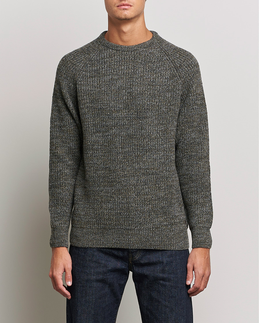 Herre | Trøjer | Barbour Lifestyle | Horseford Heavy Knitted Sweater Olive
