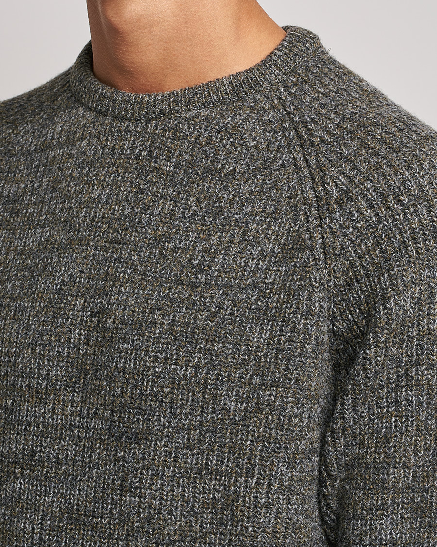 Herre | Trøjer | Barbour Lifestyle | Horseford Heavy Knitted Sweater Olive