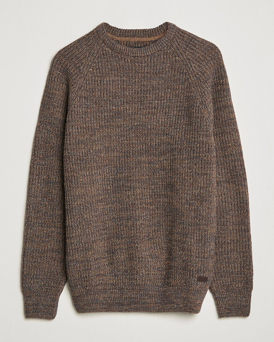 Herre | Trøje | Barbour Lifestyle | Horseford Heavy Knitted Sweater Sandstone