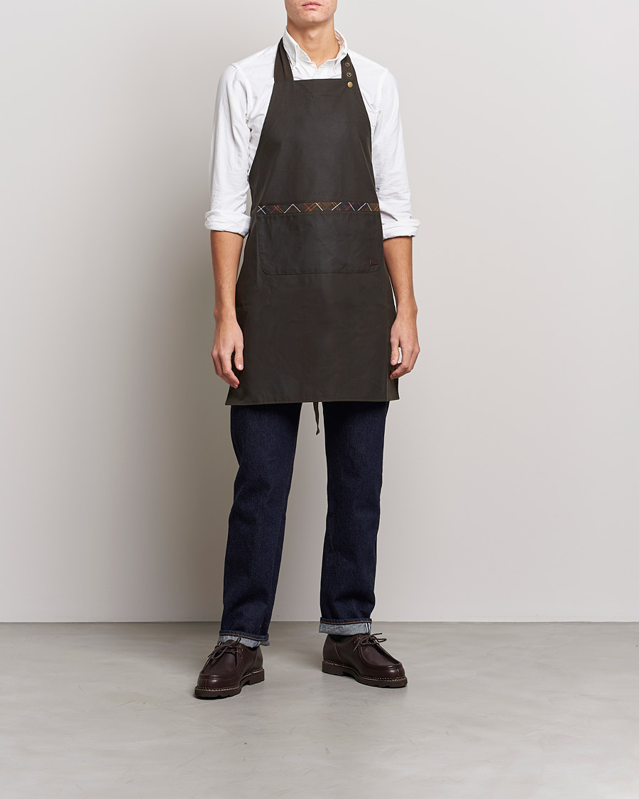 Herre | Barbour | Barbour Lifestyle | Waxed Apron Olive