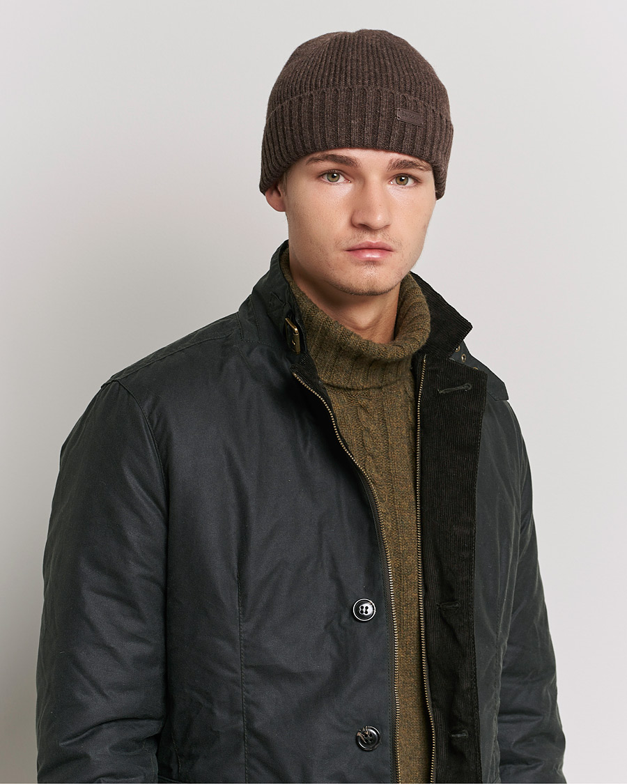 Herre |  | Barbour Lifestyle | Carlton Wool Beanie Brown