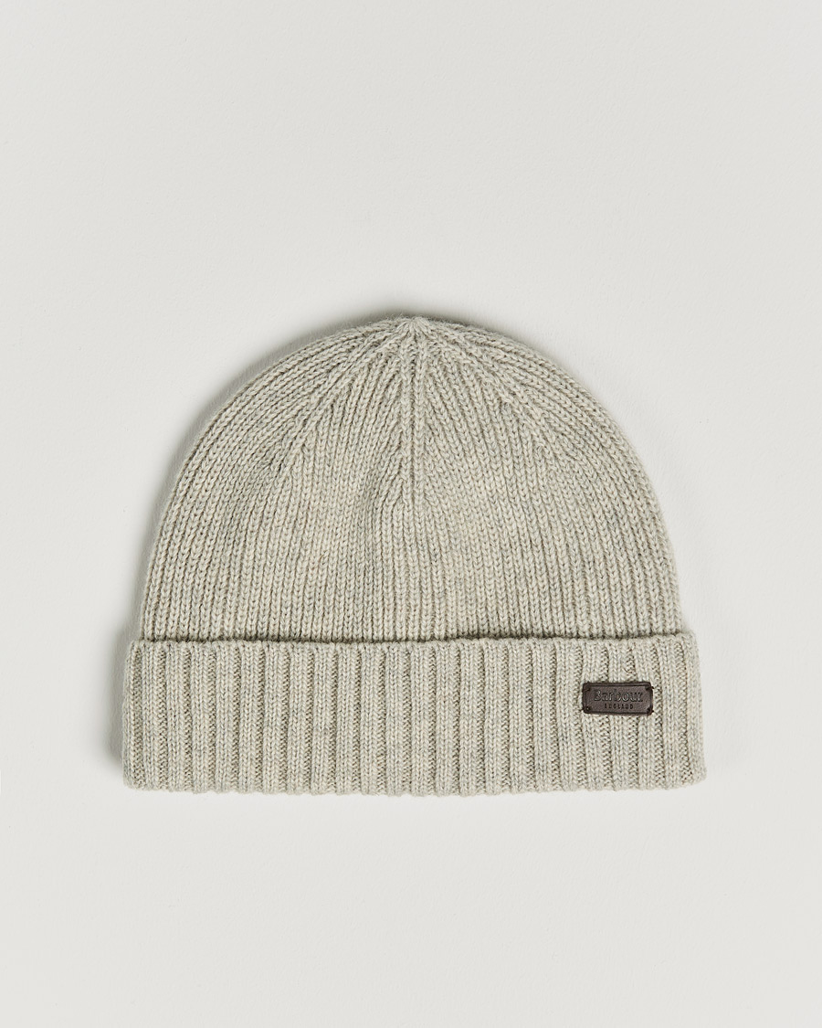 Herre | Barbour Lifestyle Carlton Wool Beanie Light Grey | Barbour Lifestyle | Carlton Wool Beanie Light Grey