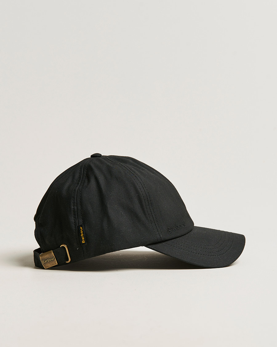 Herre | Barbour Lifestyle Wax Sports Cap Black | Barbour Lifestyle | Wax Sports Cap Black