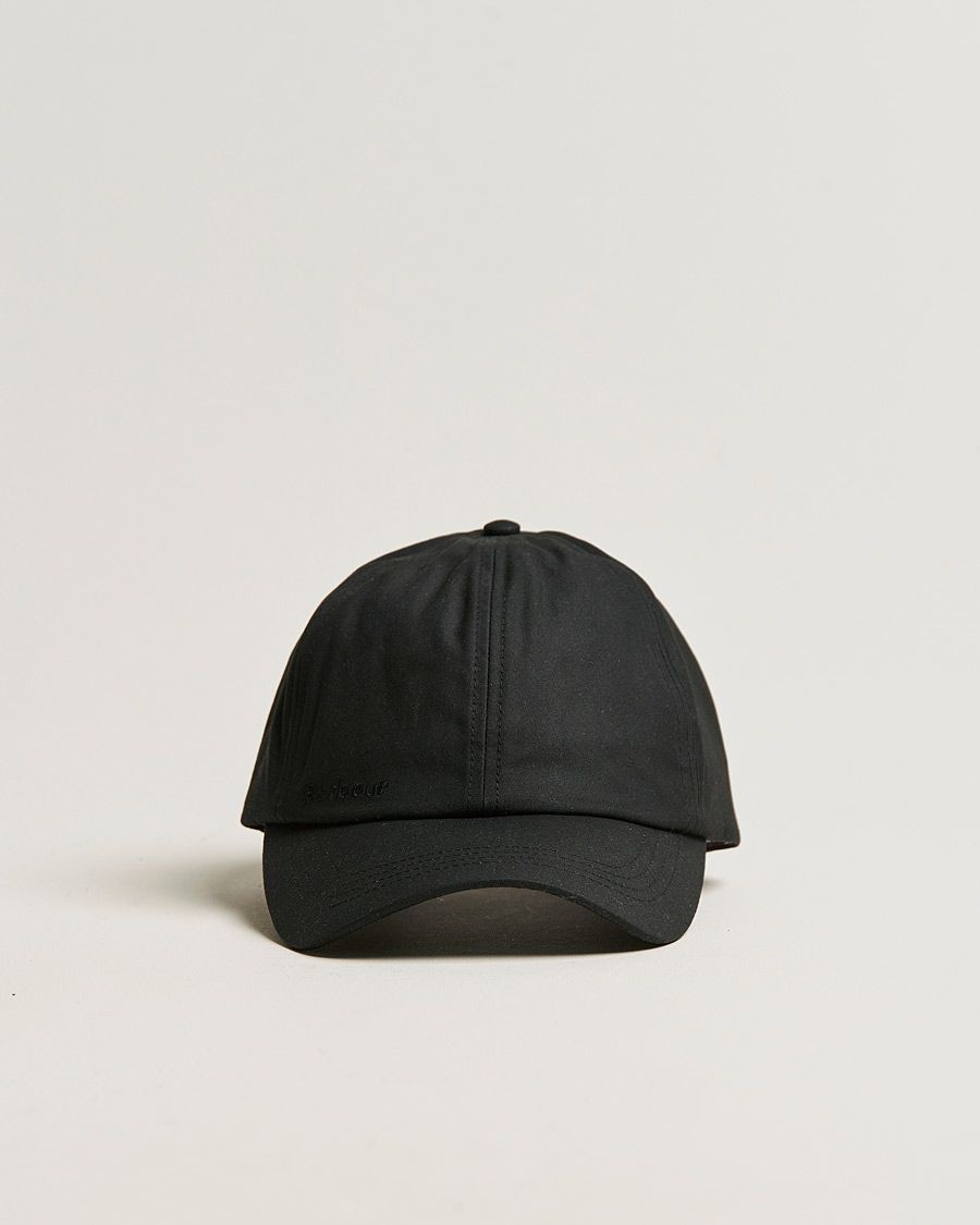 Herre | Barbour Lifestyle Wax Sports Cap Black | Barbour Lifestyle | Wax Sports Cap Black