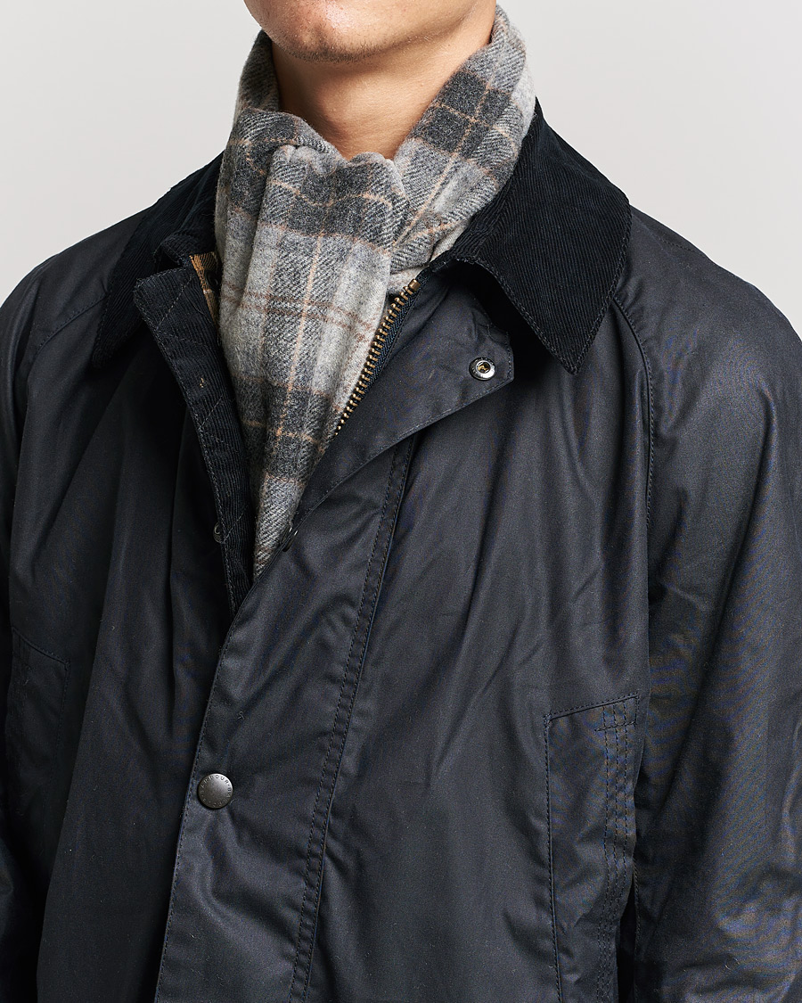 Herre | Barbour Lifestyle Tartan Lambswool Scarf Grey Stone Tartan | Barbour Lifestyle | Tartan Lambswool Scarf Grey Stone Tartan