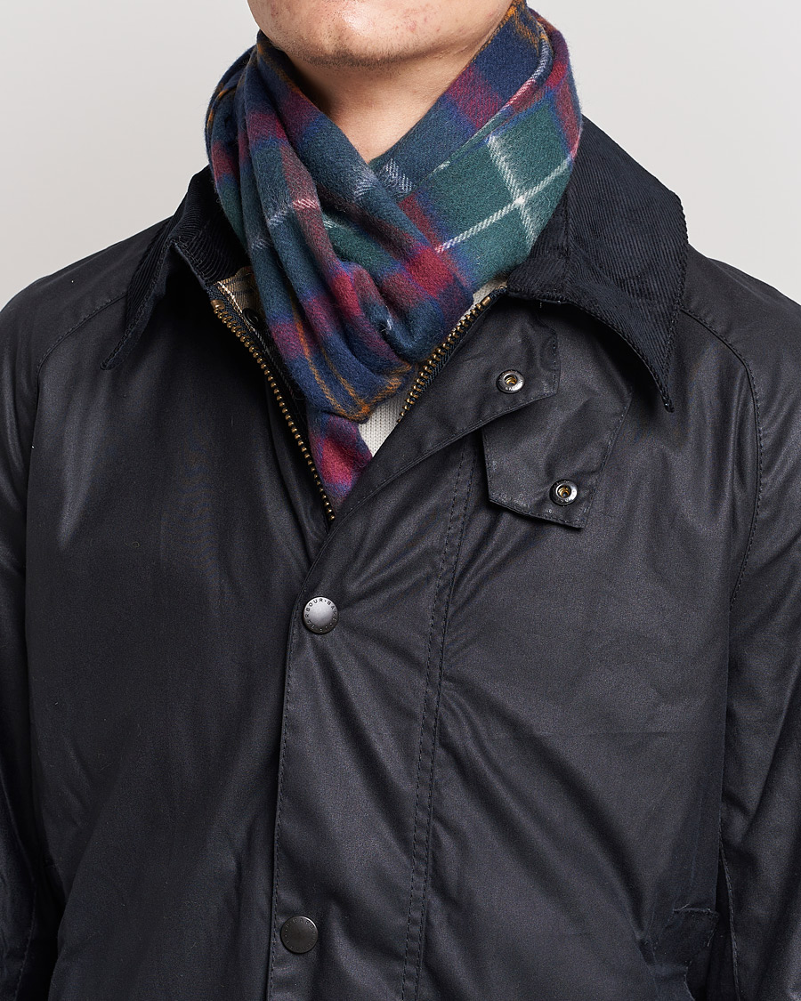Herre | Barbour Lifestyle | Barbour Lifestyle | Lambswool/Cashmere New Check Tartan Sage Tartan